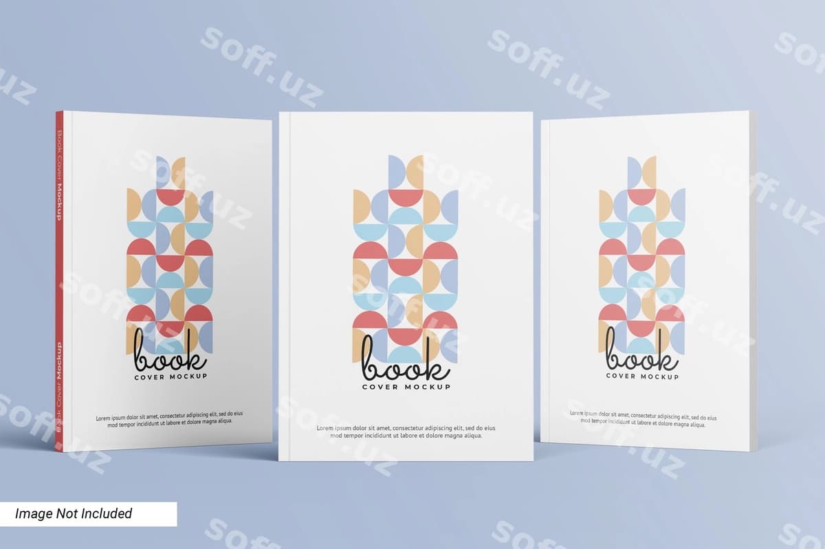 Kitob qo'pi namunasi | Book cover mockup