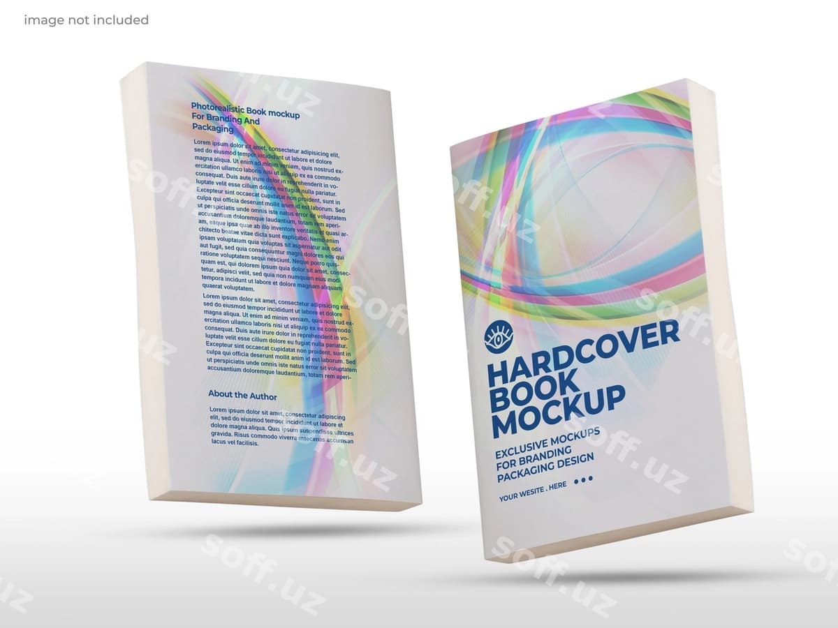 Kitob varaq namunasi | Book cover mockup