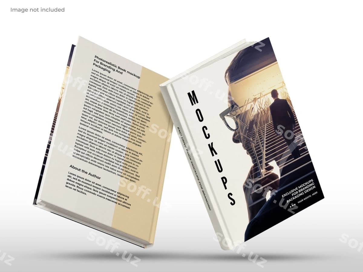 Kitob qoplovi namunasi | Book cover mockup