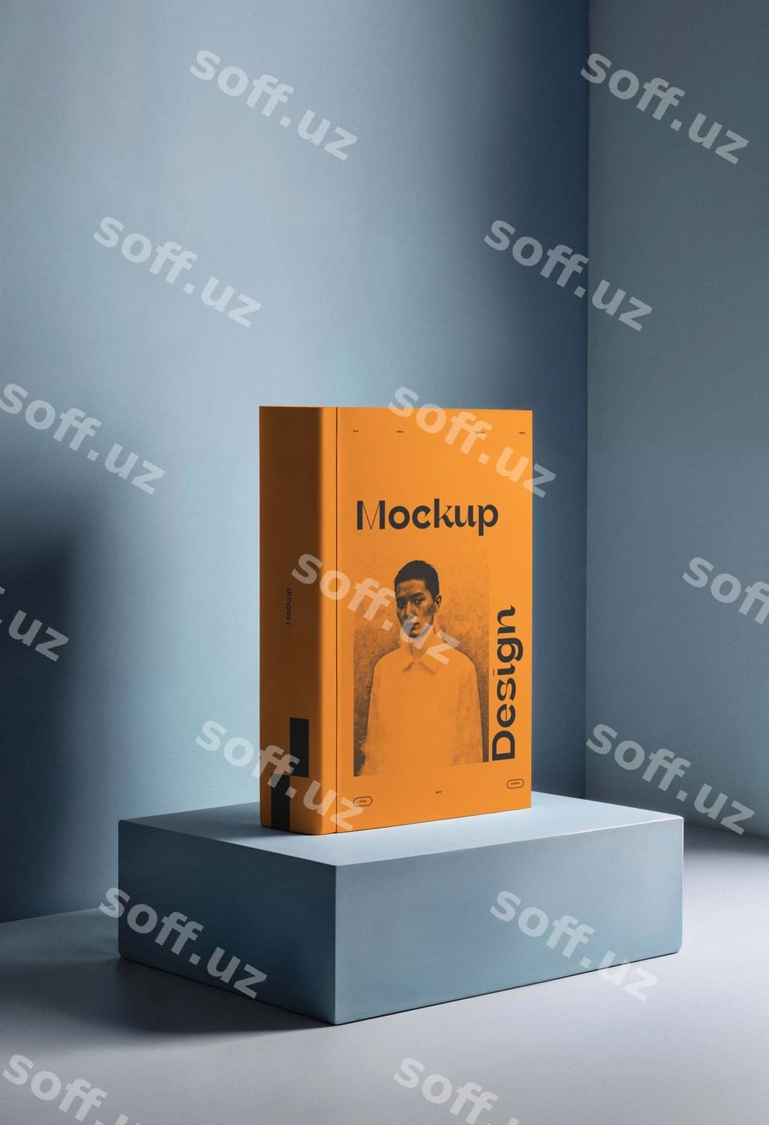 Kitob studiya mockup | Book studio mockup