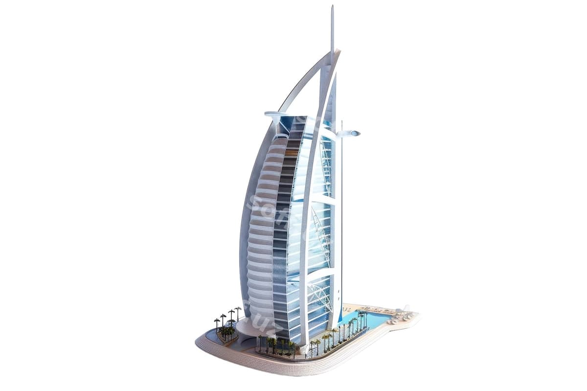 Burj al arab shaffof orqa fon | Burj al arab transparent background