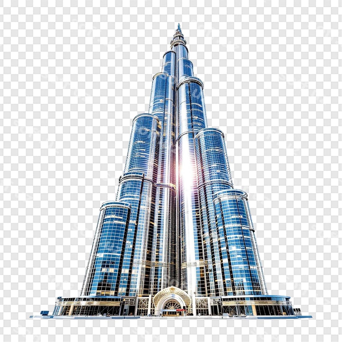 Dubaydagi mashhur Burj Xalifa osmono'par binosi | Burj khalifa iconic skyscraper dubai