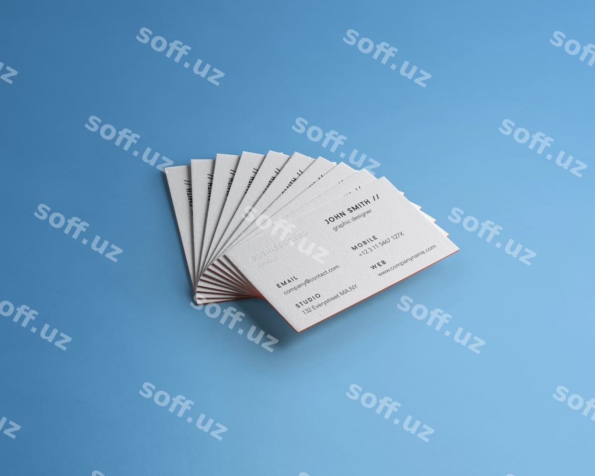 Biznes vizitka mockup | Business card mockup