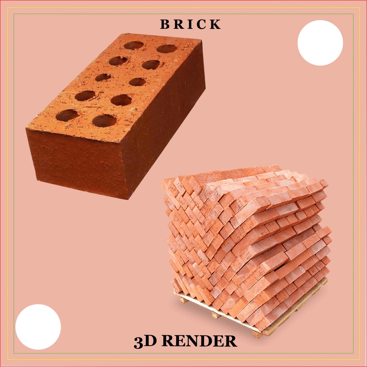 Uy g'ishtli kroft belgisi | House brick croft icon