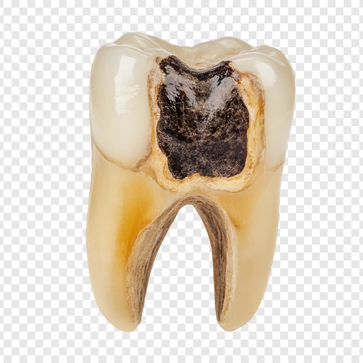 Izolyatsiya qilingan tish shaffof | Tooth isolated transparent