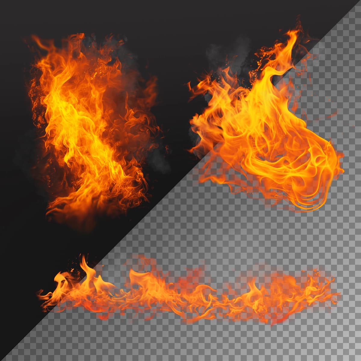 2D olov fonini tanlash | Selection 2d fire background