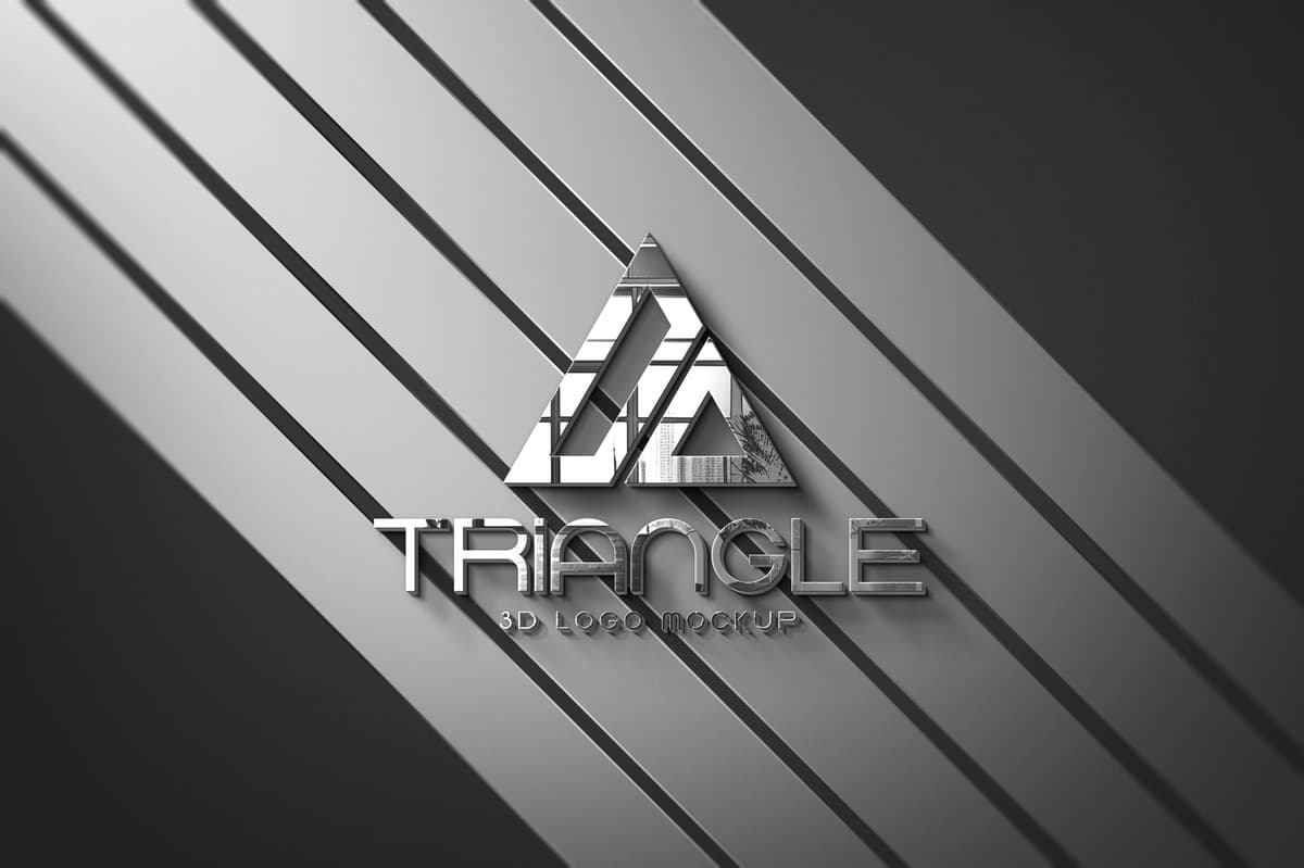 3D logotip shabloni | 3d logo mockup template