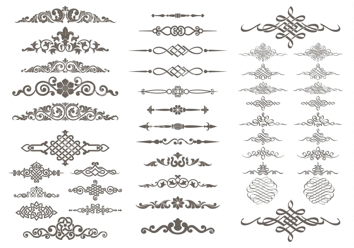 Qalamli bezatma dizayni | Calligraphic ornament design