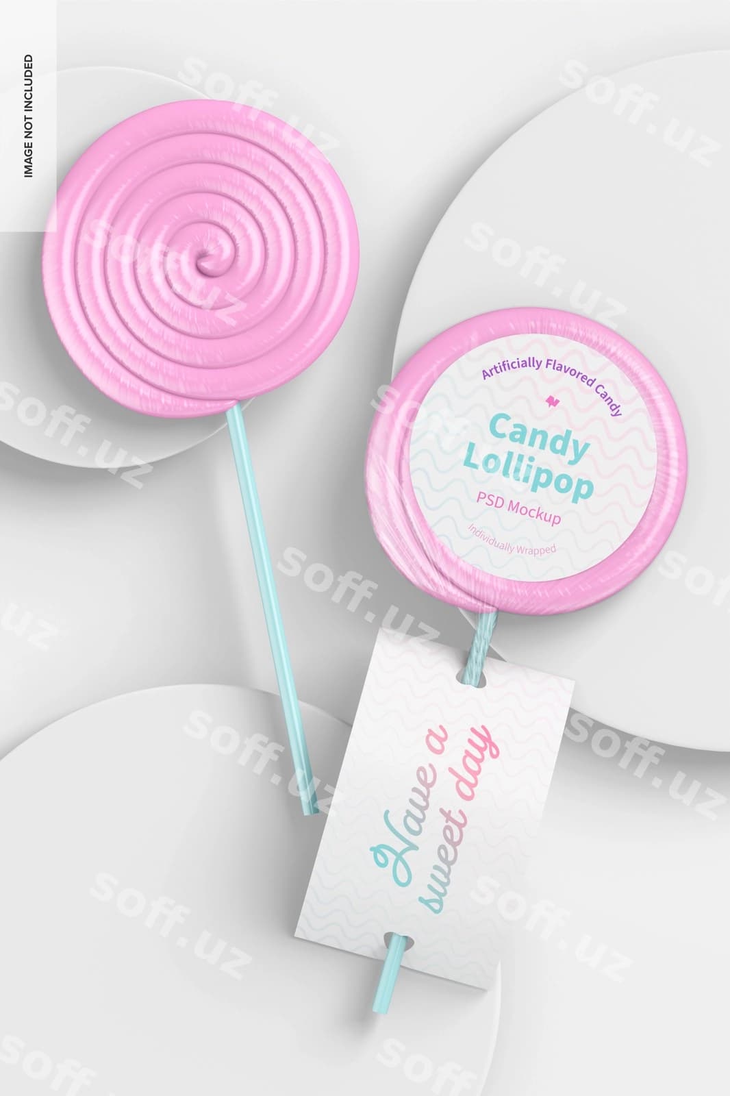 Candy lolipop maketi | Candy lollipops mockup