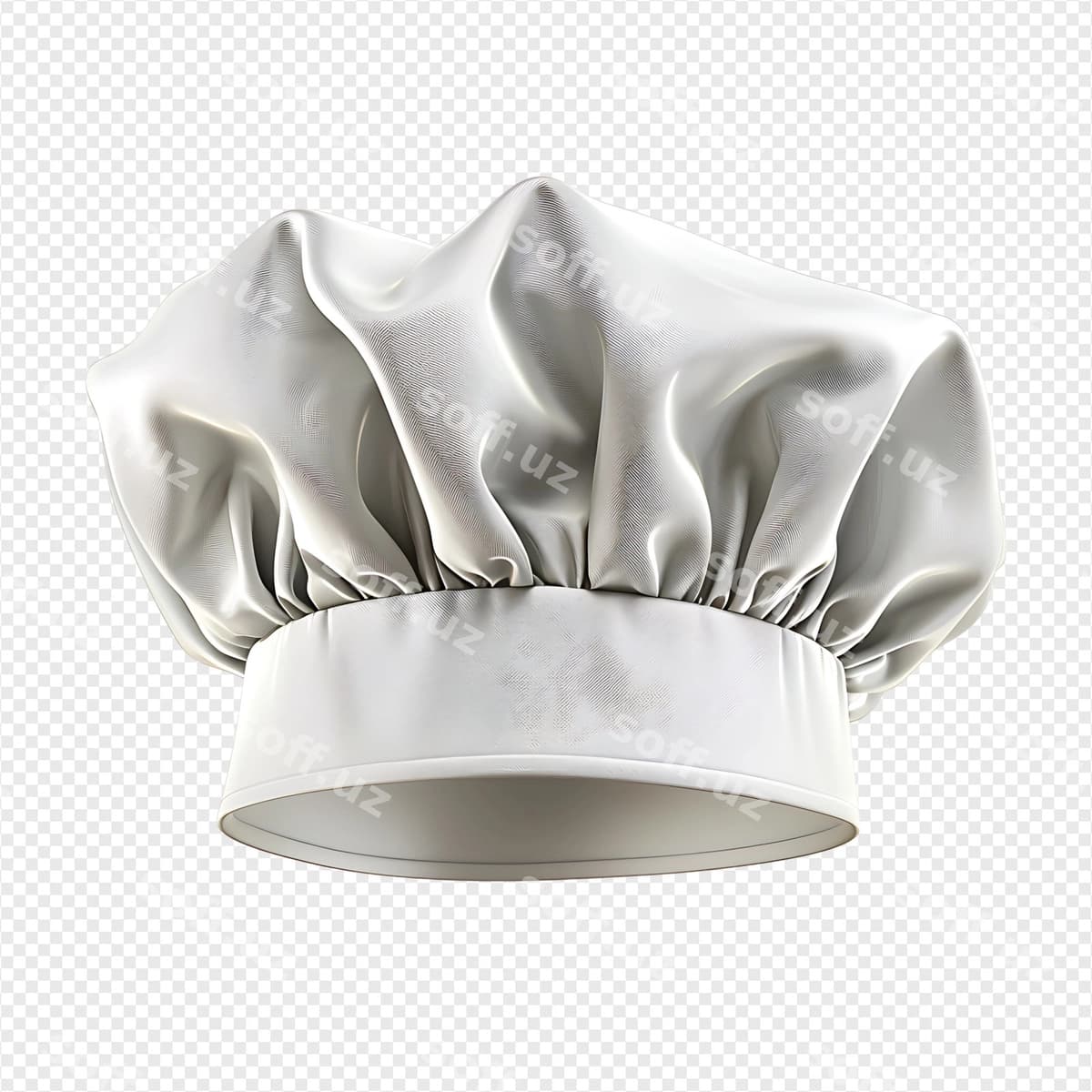 Oshpaz boshlig'i ajraltirilgan shaffof fon | Chef hat isolated transparent background