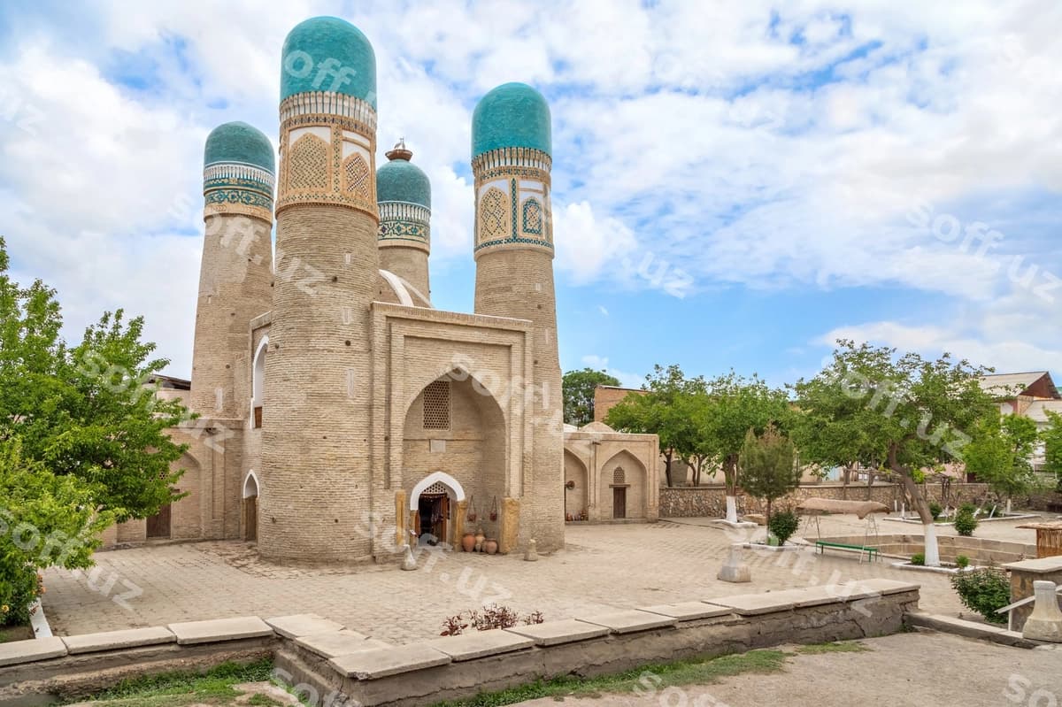 Chor Minor masjidi Buxoro O'zbekiston | Chor minor mosque bukhara uzbekistan