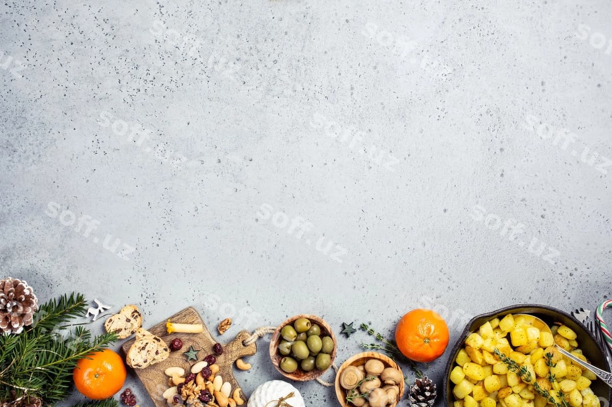 Rojdestvo kechki ovqat stoli foni | Christmas dinner party table background