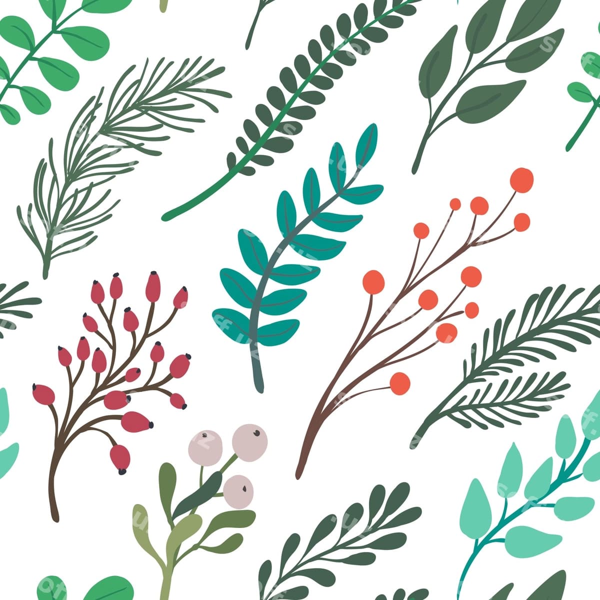 Milod va Yangi yil uchun uzilmas naqsh | Christmas new year seamless pattern