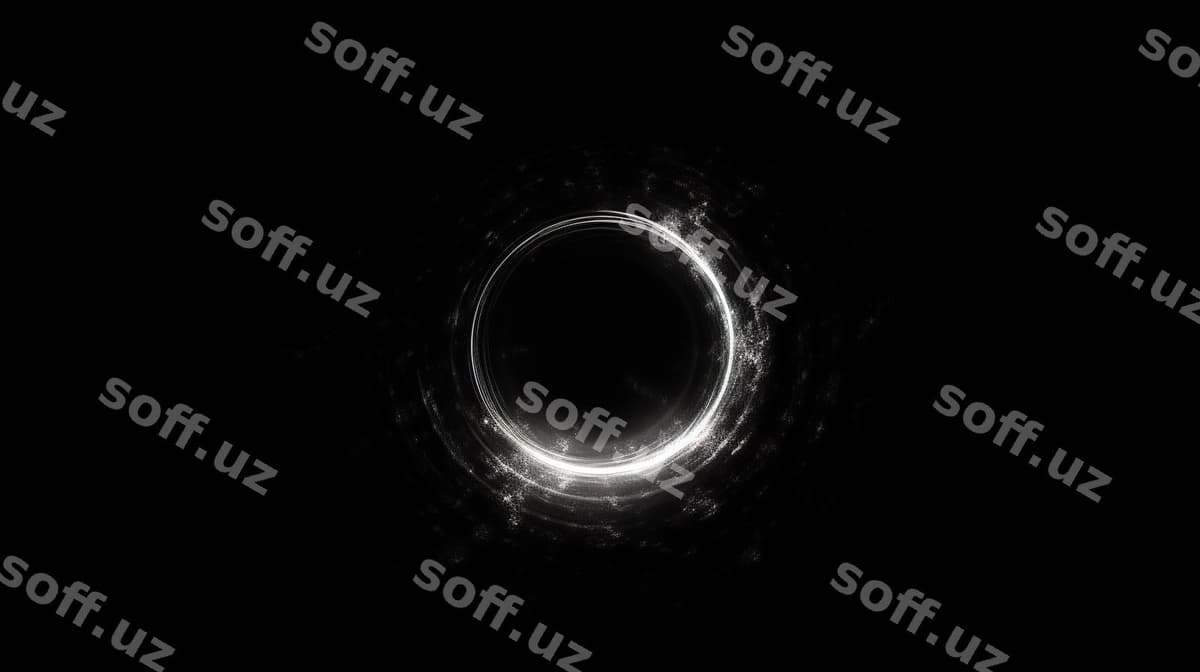 Doira anqari yorqin sochilishi | Circular abstract light flare