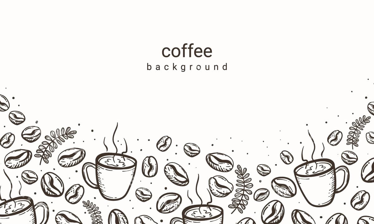 Qahva loviyalari kofe kubogi foni | Coffee beans coffee cup background