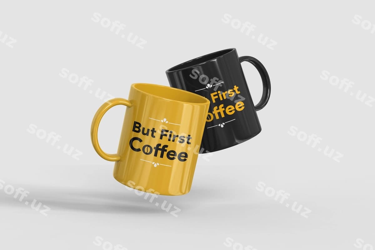 Kofe sovg'asi mockup | Coffee mug mockup