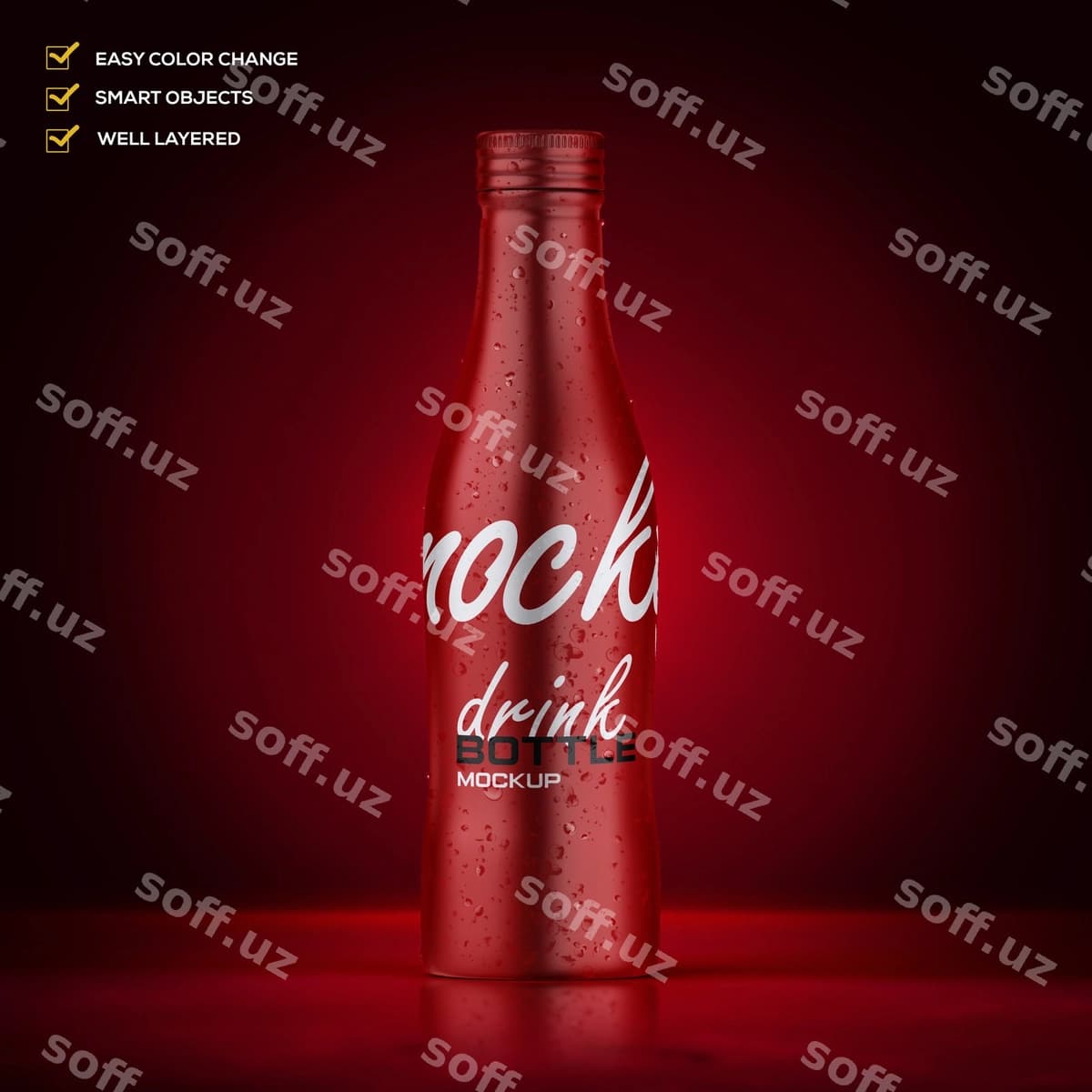 Cola shirinlik mockupi | Cola bottle mockup