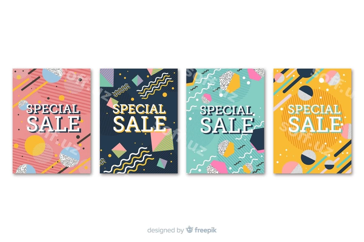 Memfis kolleksiyasidagi savdo bannerlari | Collection memphis sales banners