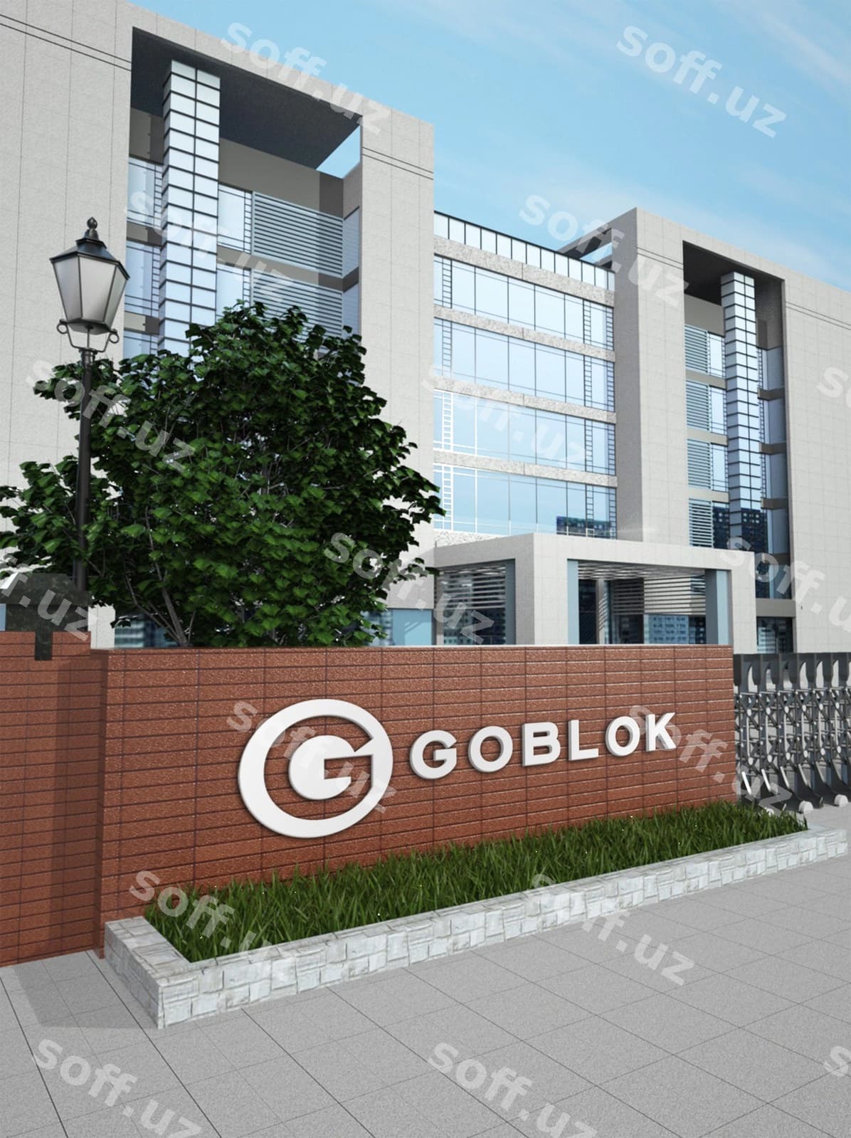 Kompaniya logotipi 3d namuna | Company logo 3d mockup