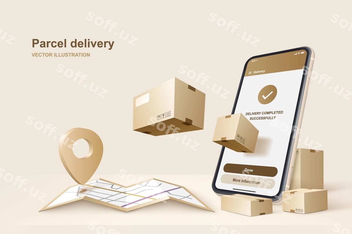 Kontseptsiya tezkor yetkazib berish xizmati | Concept fast delivery service
