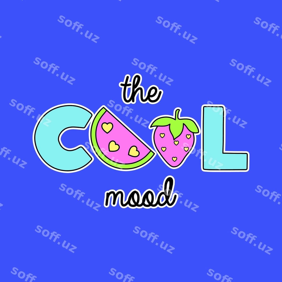 Moda hissa matn mevalar bilan | Cool mood text with fruits