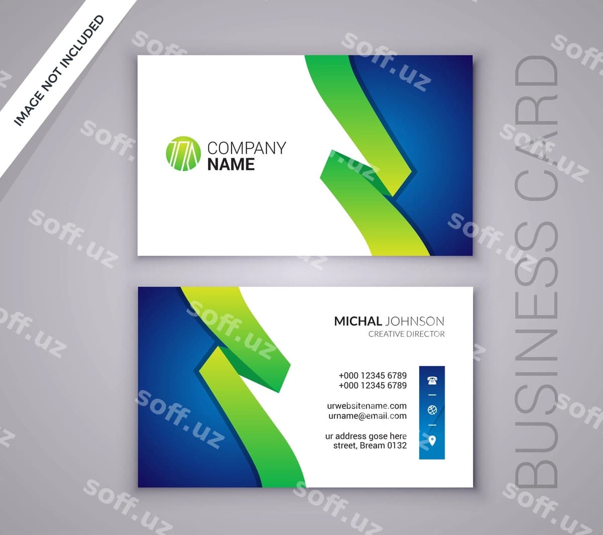Korporativ biznes karta | Corporate business card