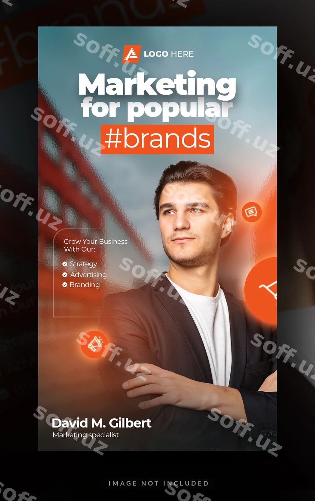 Ijodiy banner dizayni raqamli media | Creative banner design digital media