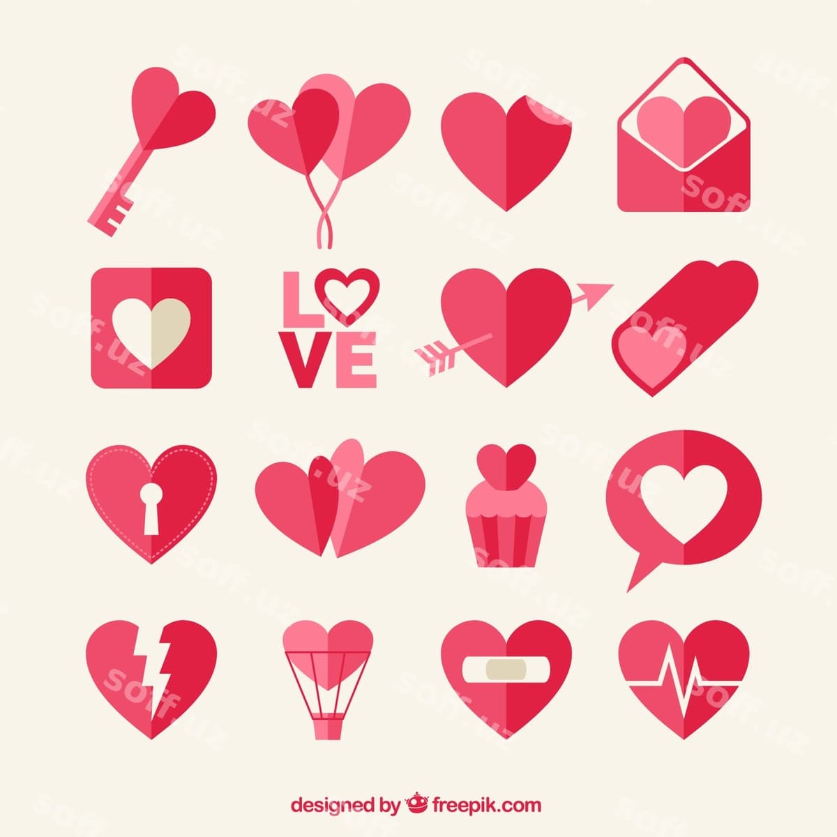 Chiroyli sevgi ikonkalar | Cute love icons
