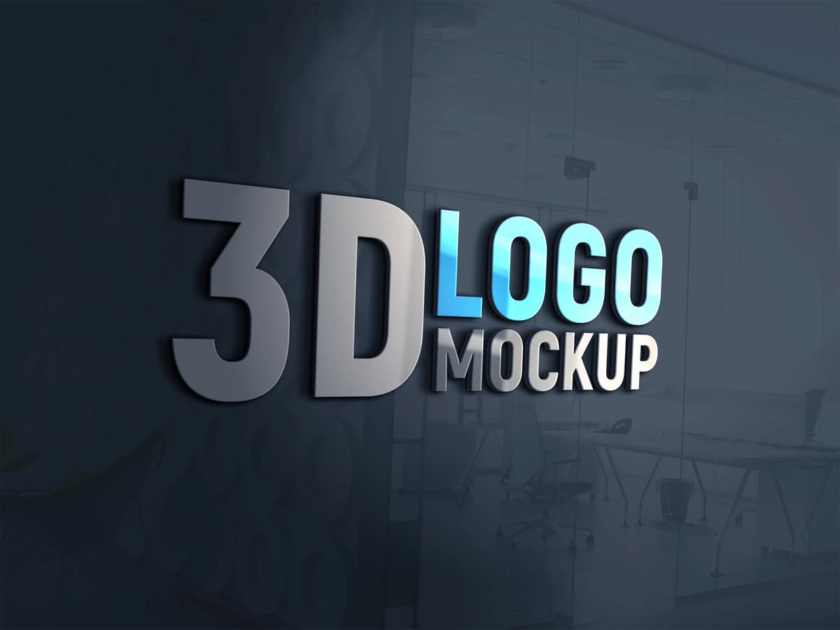 3D matn maketi | 3d text mockup