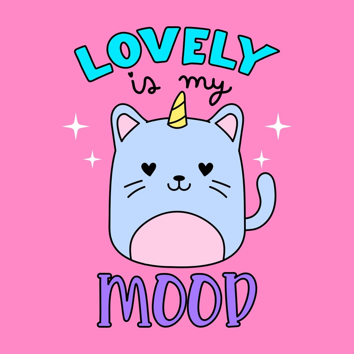 Mening kayfiyatimdagi yagona shoxli mushuk juda yoqimli | Lovely is my mood cat unicorn
