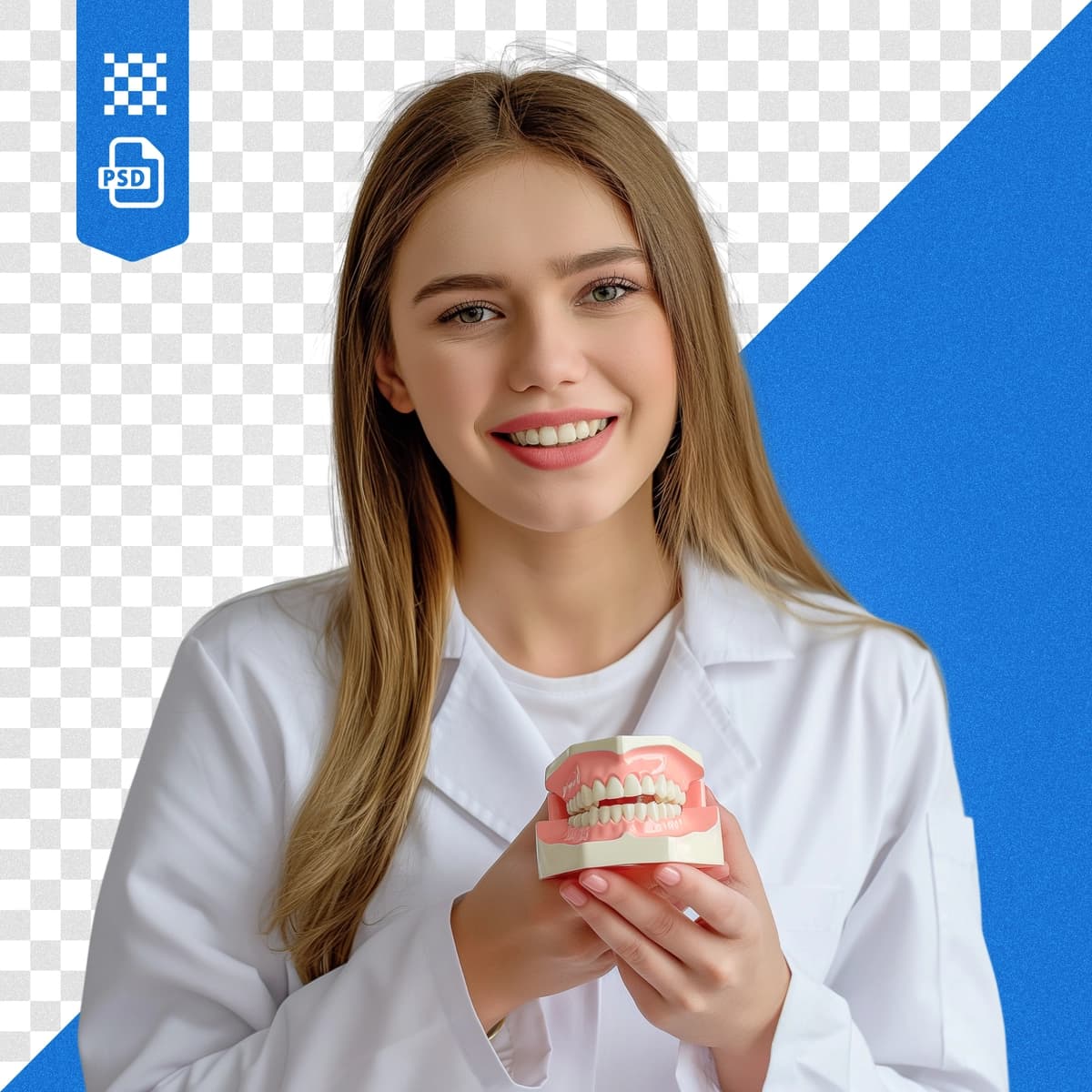 Foto stomatolog shaffof fon | Photo dentist transparent background