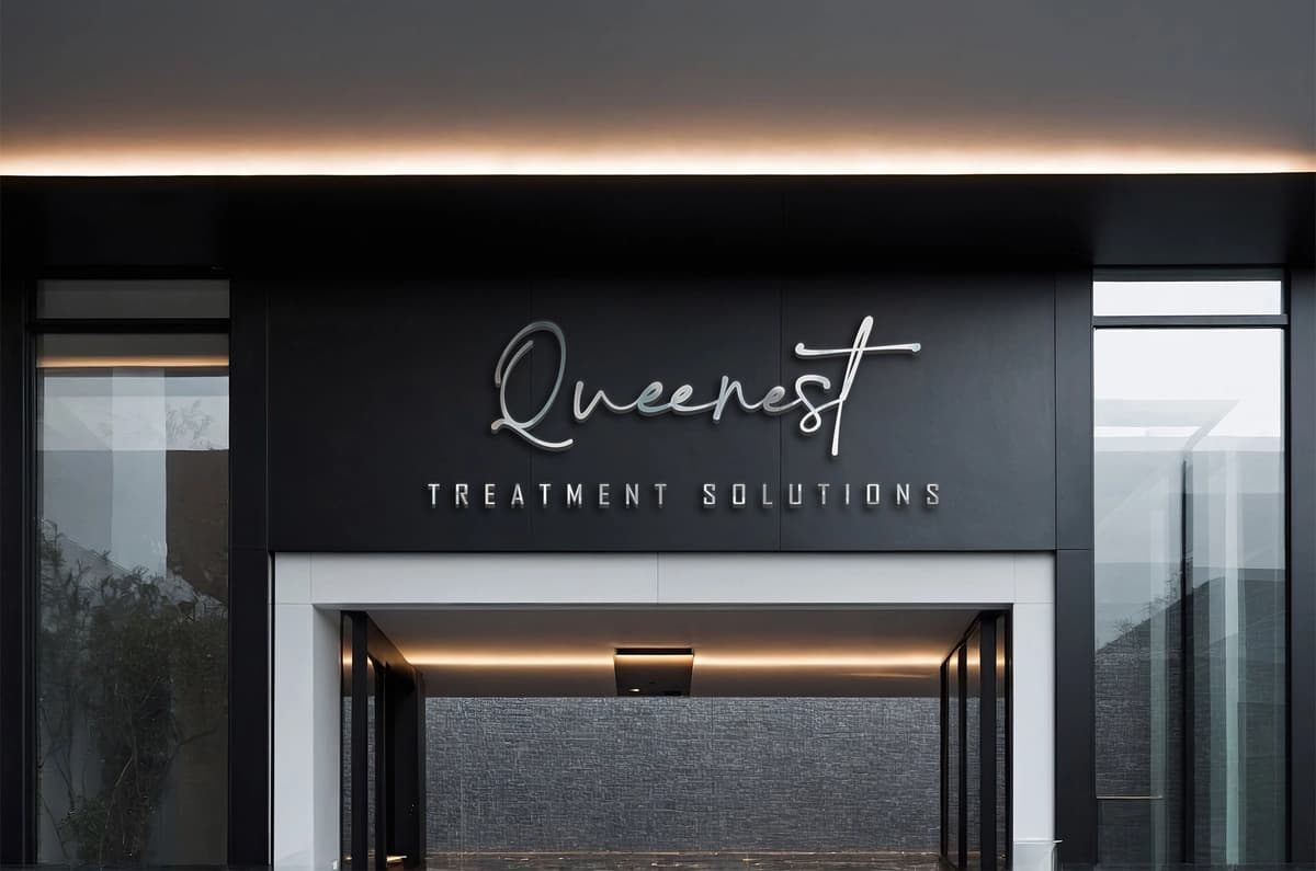 Qora belgi do'koni maketi | Black sign store mockup