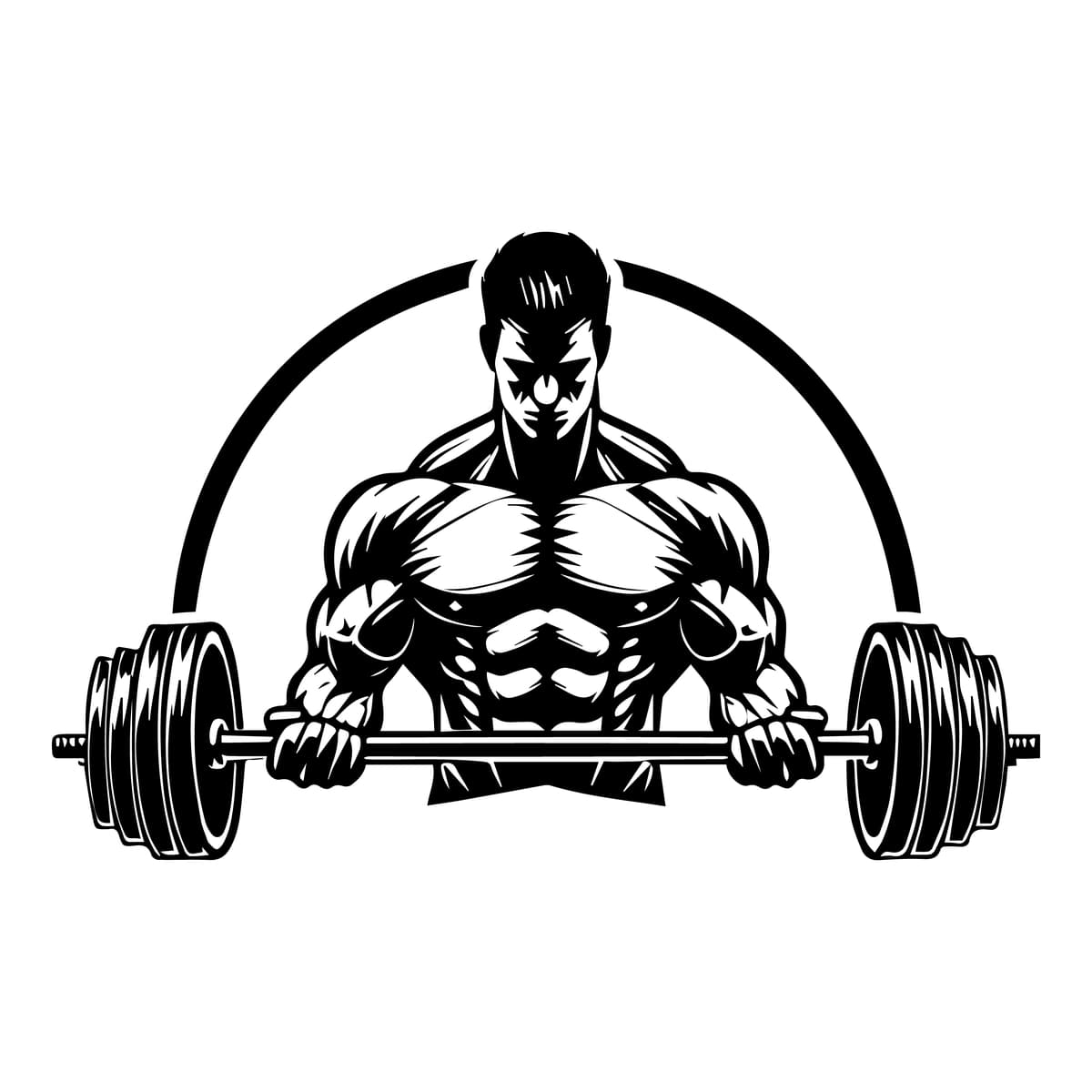 Sport zali logotipi sizning brendingiz | Gym logo your brand