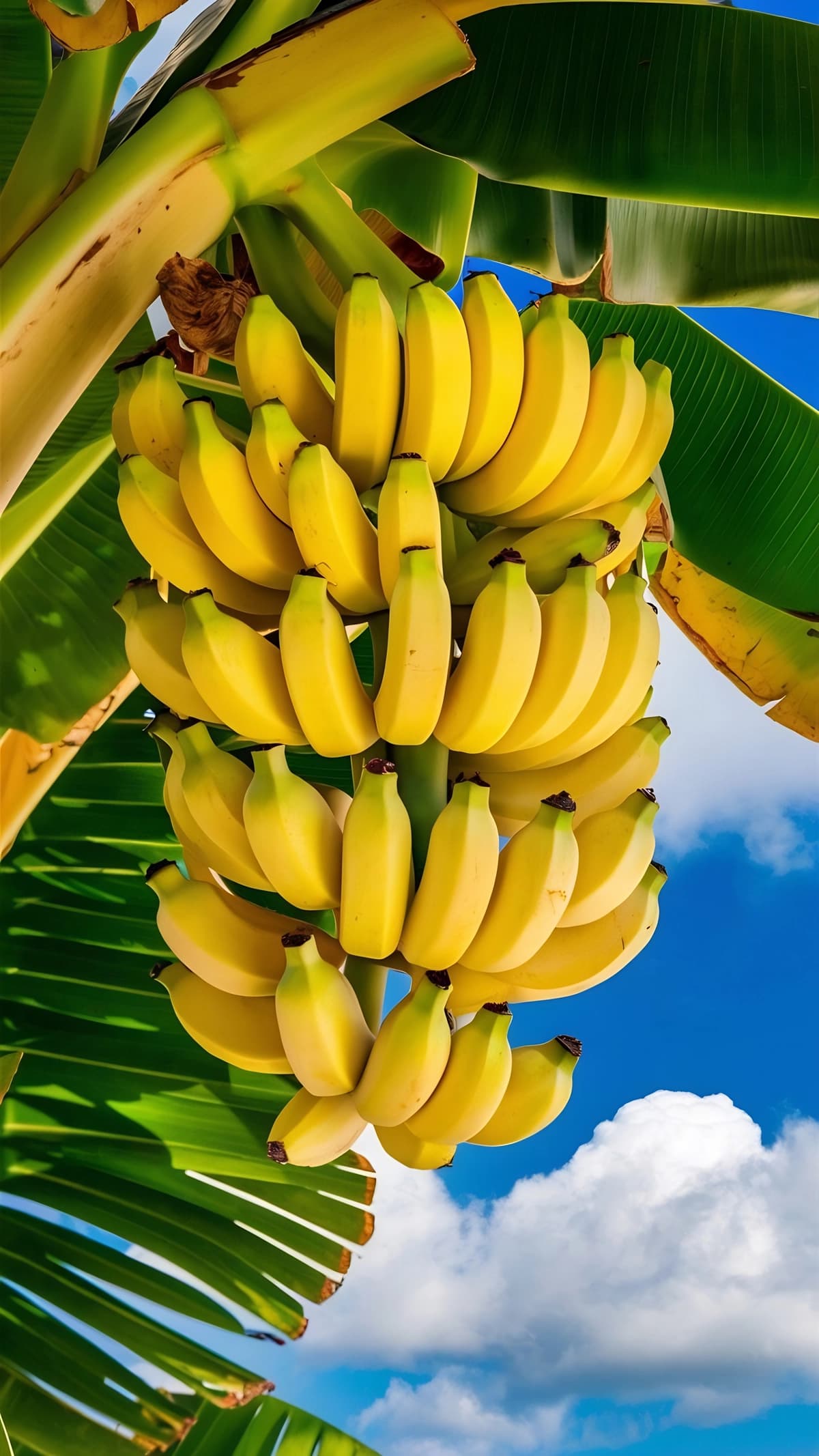Tashqarida osilgan mazali bananlar | Delicious bananas hanging outdoors