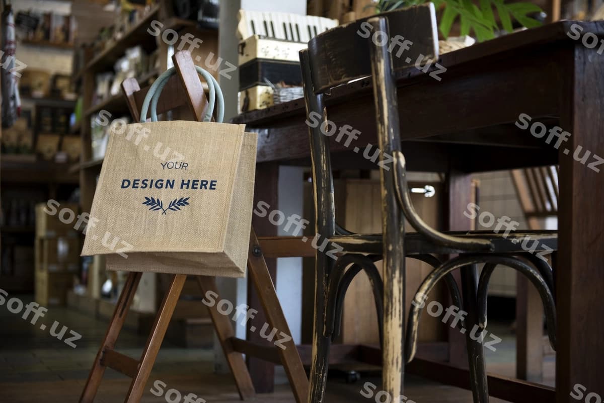 Dizayn maydoni bo'sh sumka | Design space blank tote bag