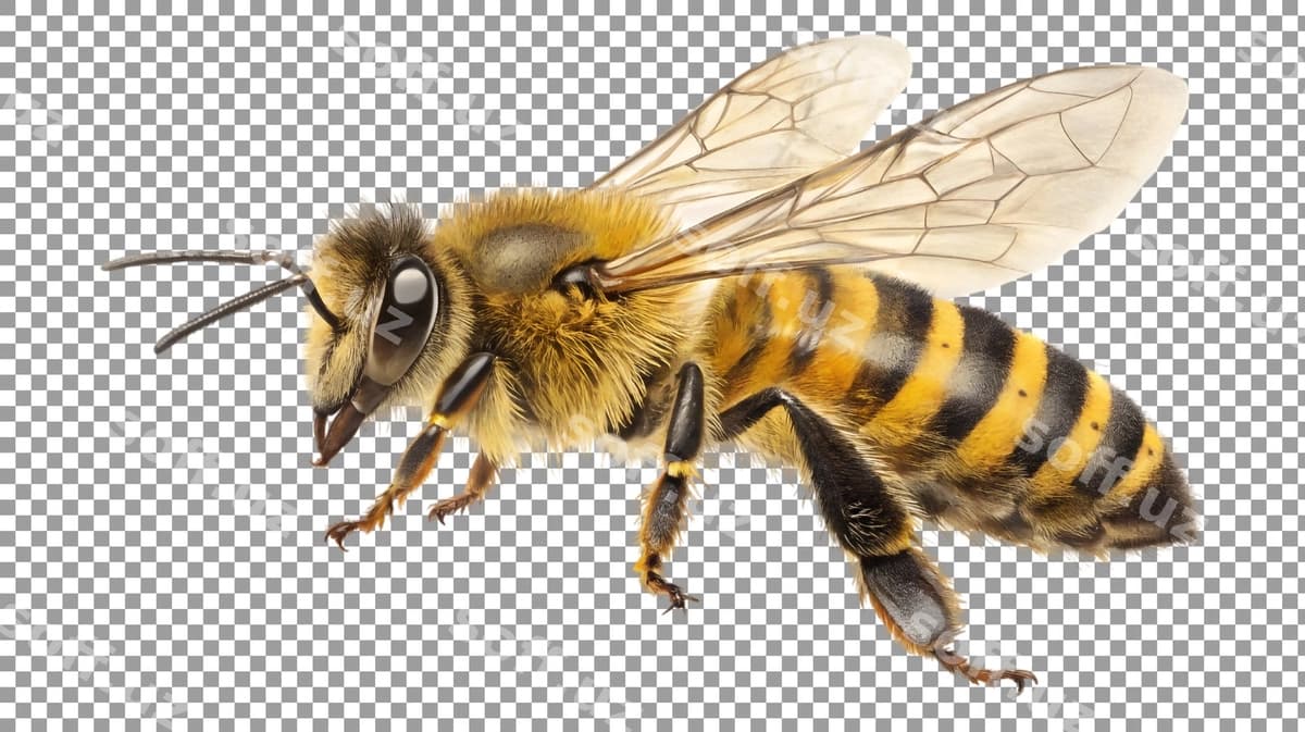 Batafsil yaqin asal asalari | Detailed close up honey bee