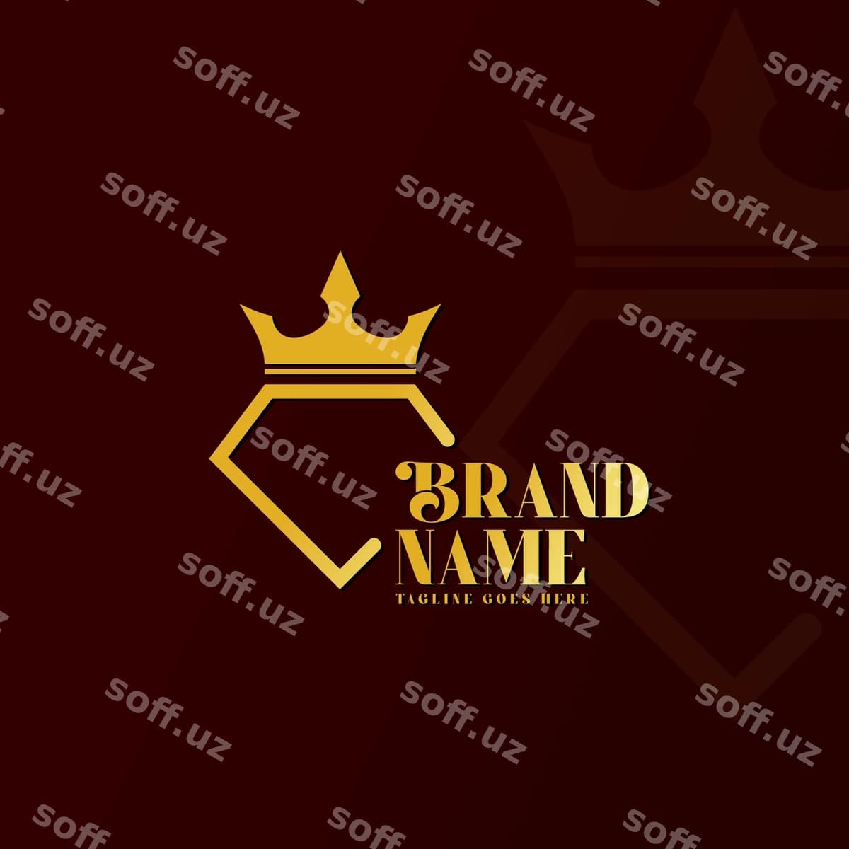 Olmos oltin logotipi dizayni | Diamond gold logo design