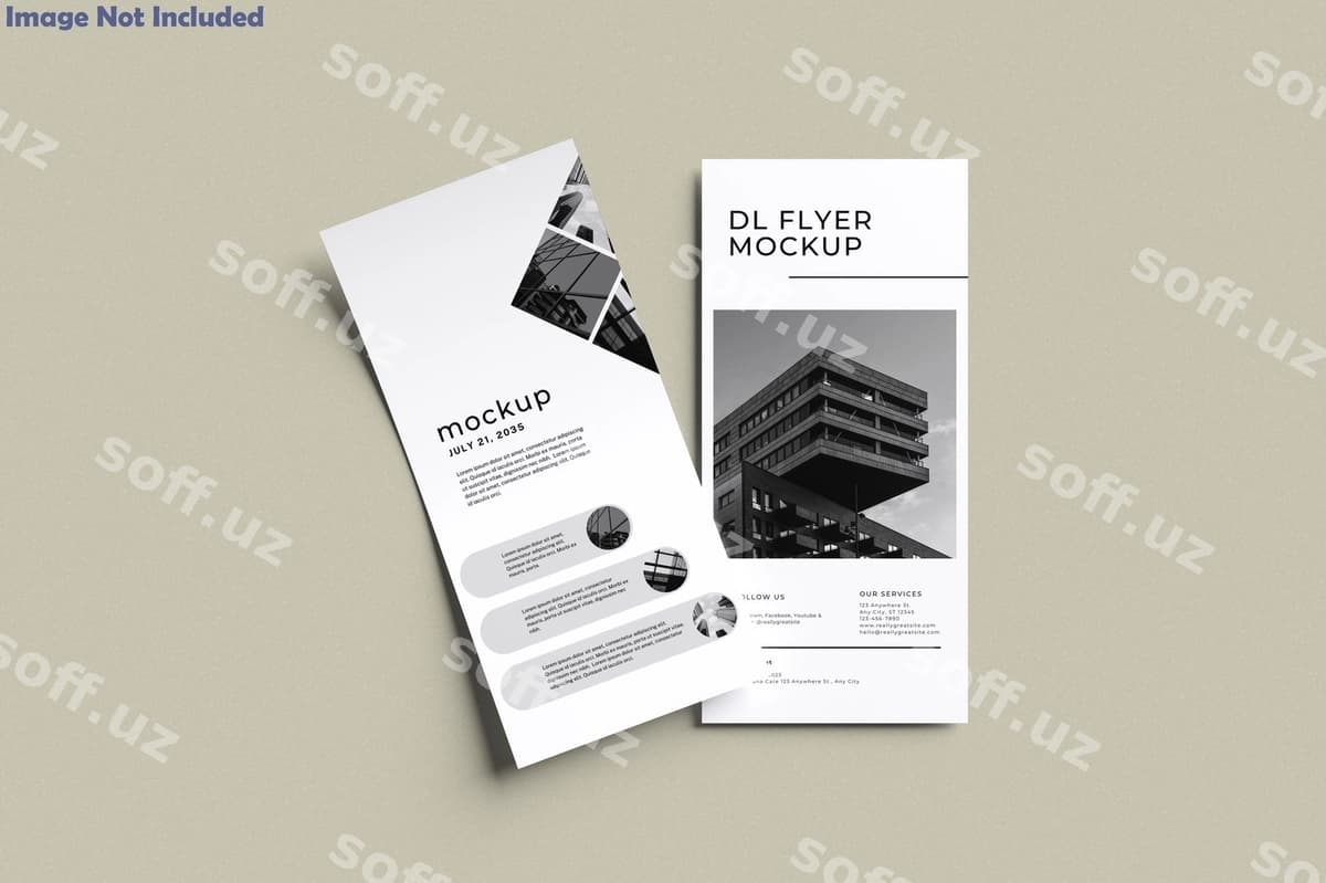 Dl flyer mockup | Dl flyer mockup