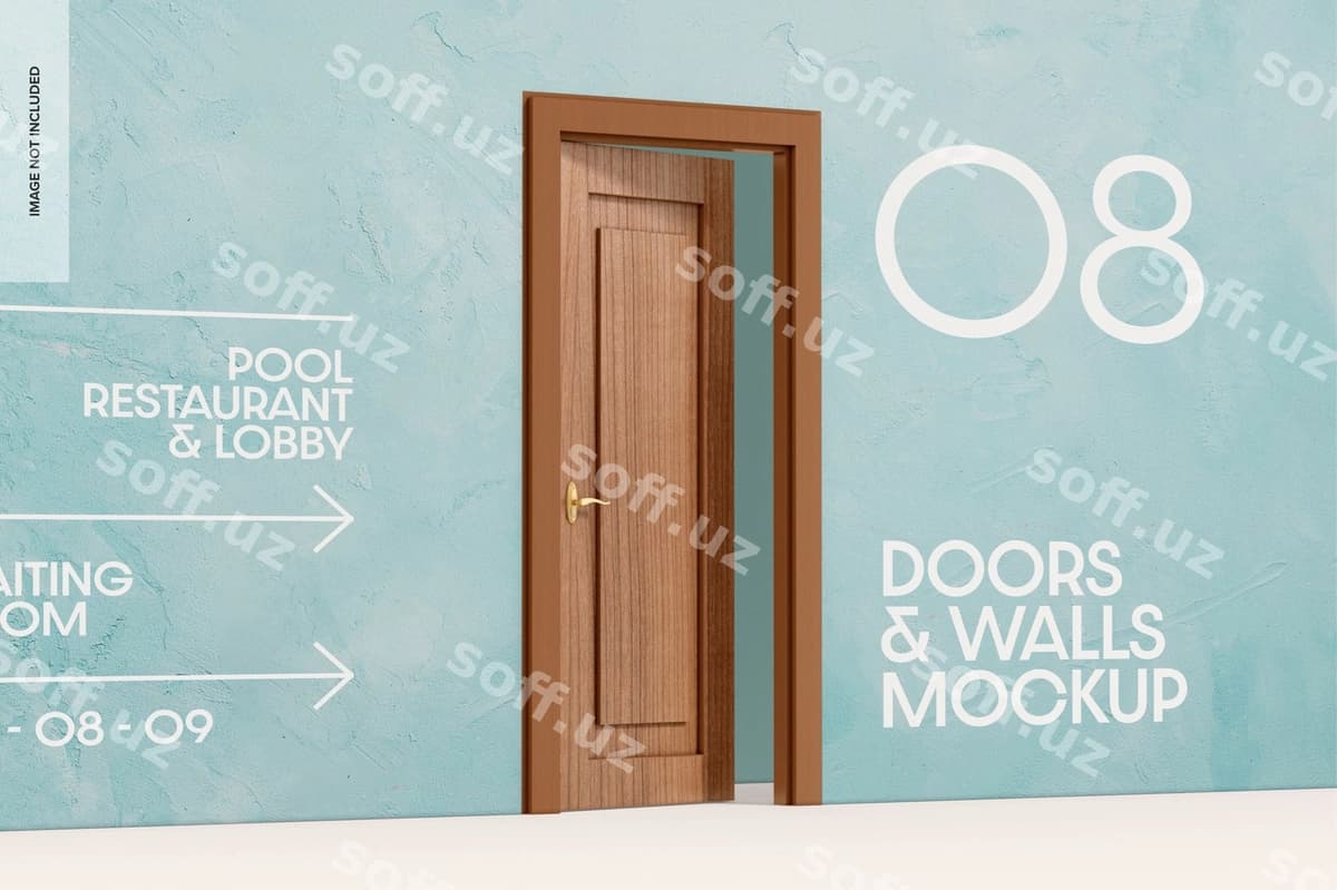 Eshik maketi ochildi | Door mockup opened