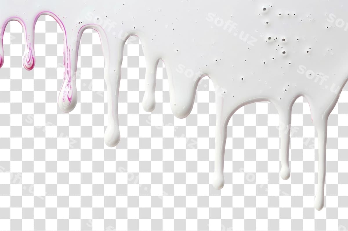 Tomchilab turgan bo'yoq shaffof fon | Dripping paint transparent background