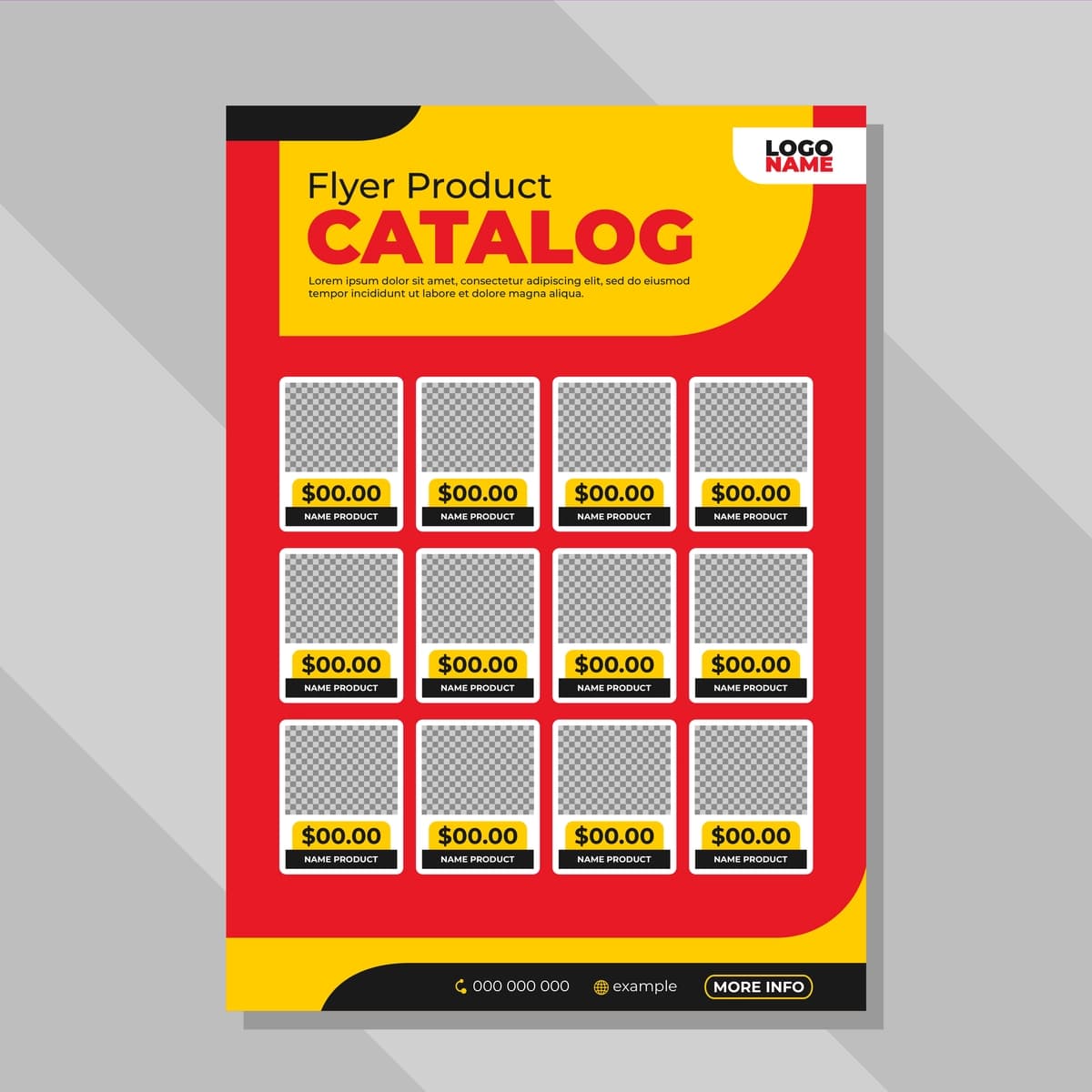 Mahsulot katalogi flyer dizayni | Product catalog flyer design