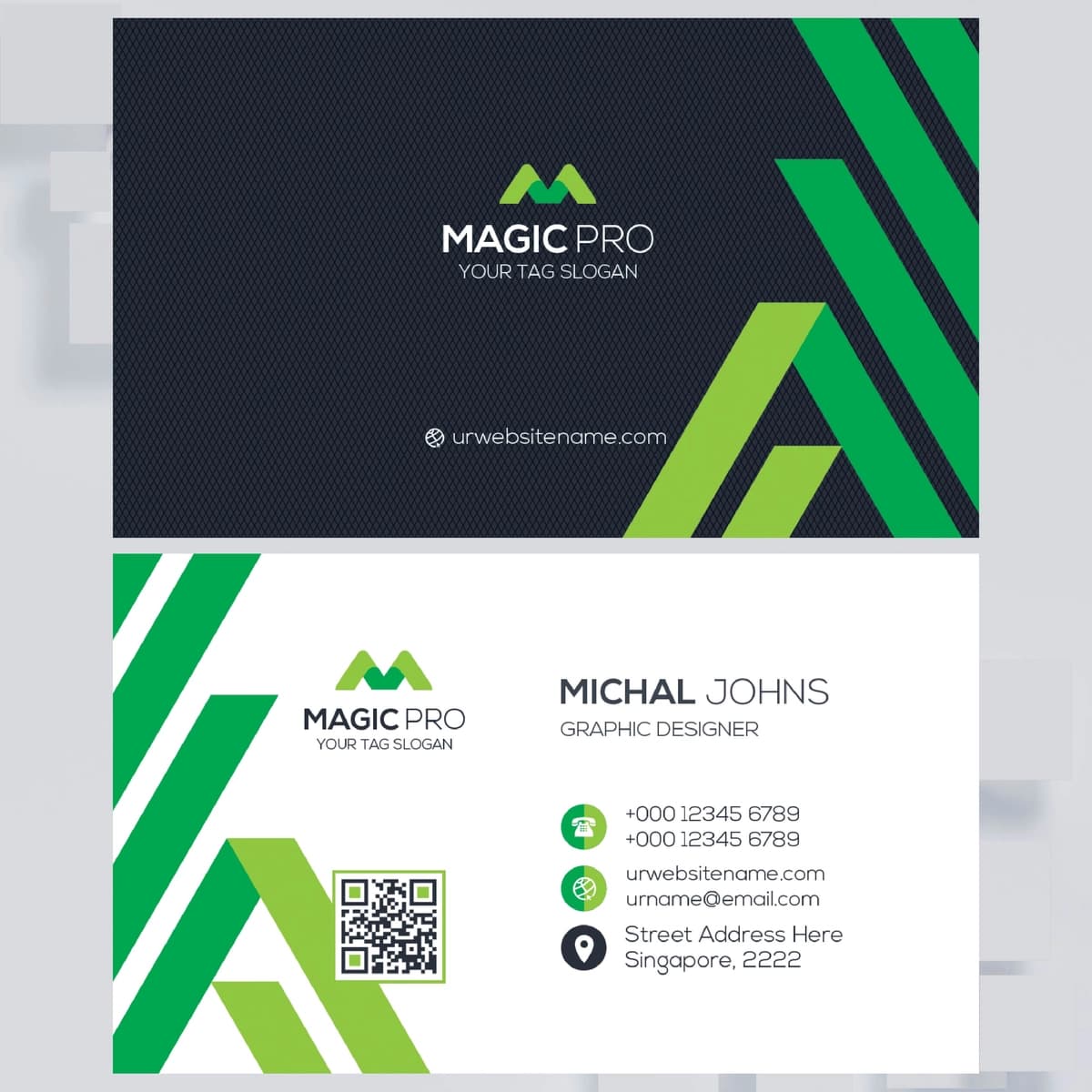 Zamonaviy noyob biznes karta dizayni | Modern unique business card design