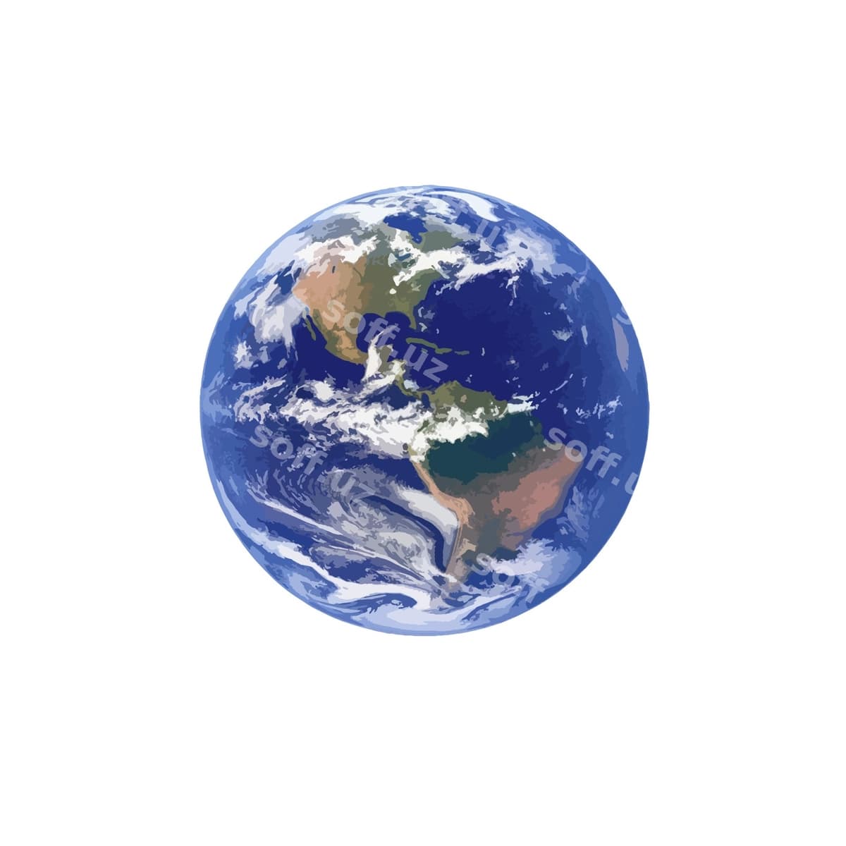 Yer vektor shablon | Earth vector template