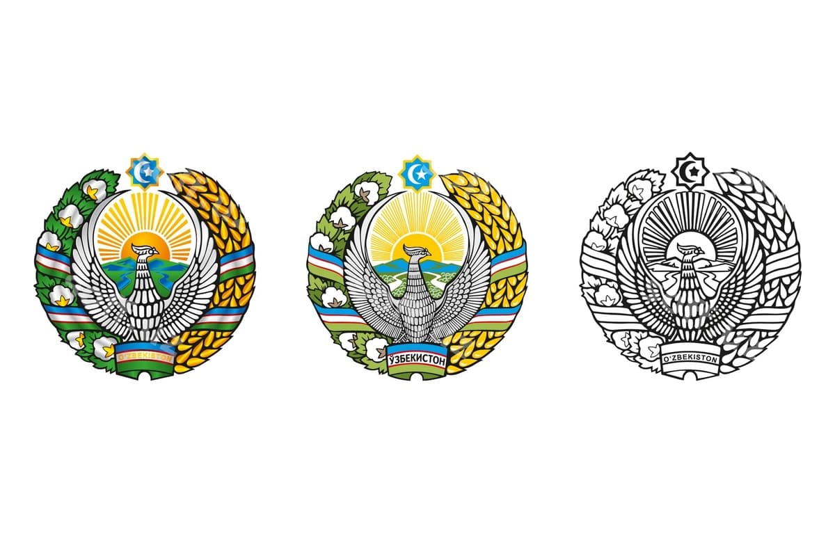 Gerbek Uzbekiston | Emblem uzbekistan