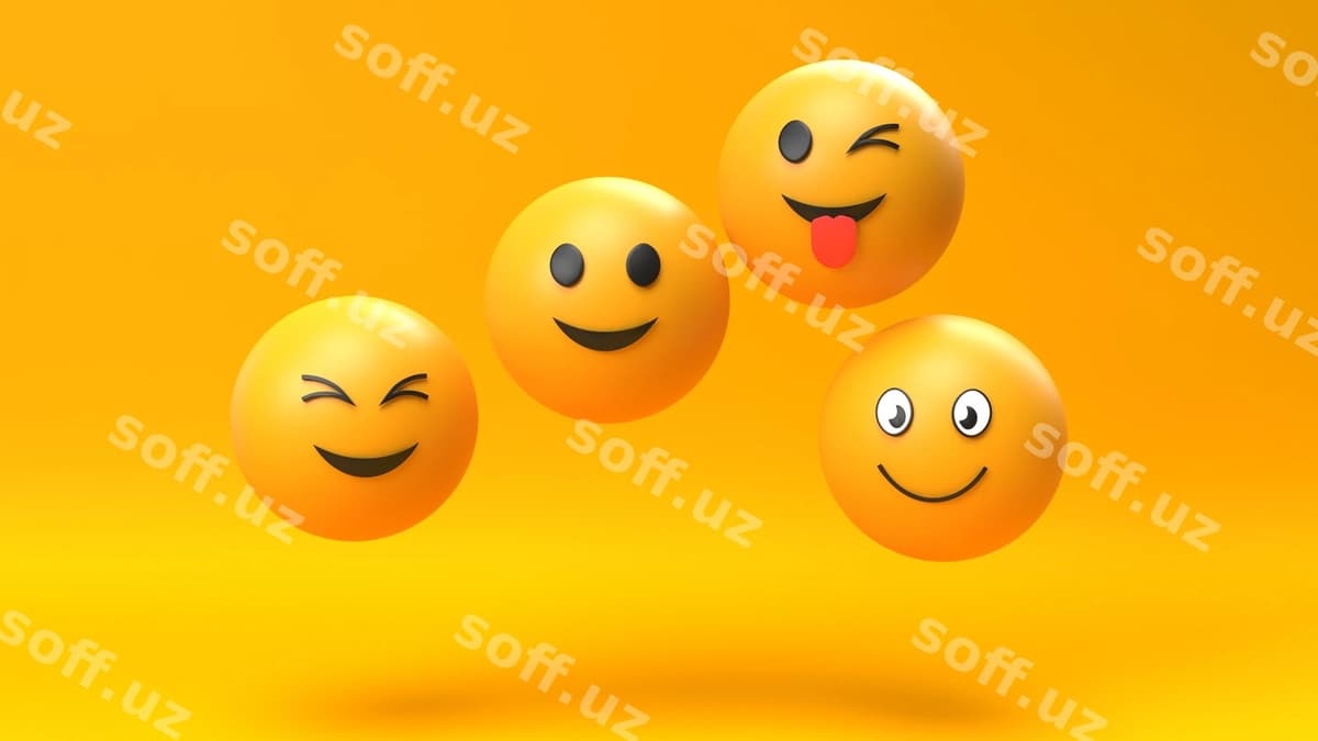 Emoji emotikon belgi orqa fonda | Emoji emoticon character background