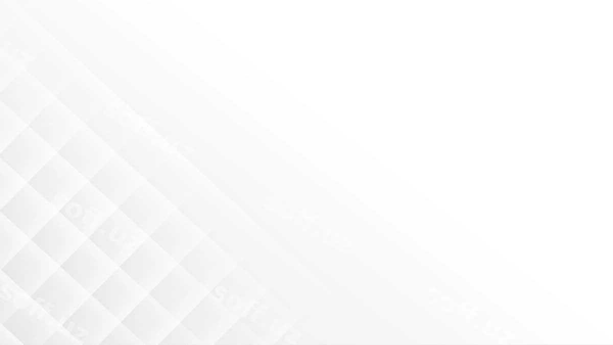 Bo'sh sof oq fon | Empty pure white background