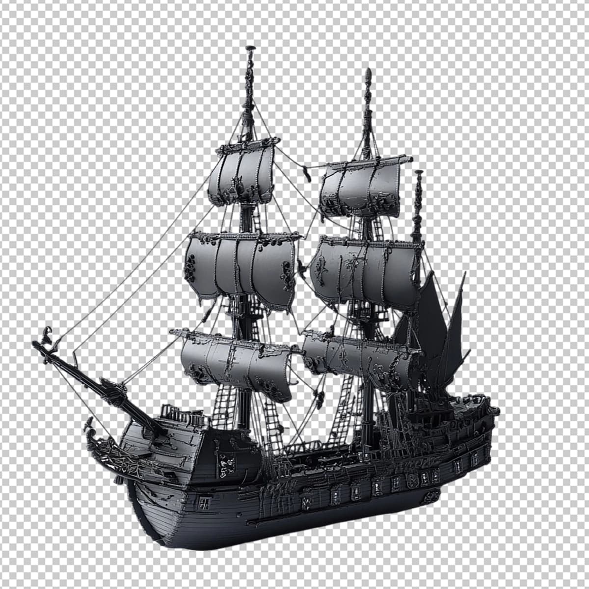 Png tarixiy baland kema sokin suvlarda suzib yurmoqda | Png historic tall ship sailing calm waters