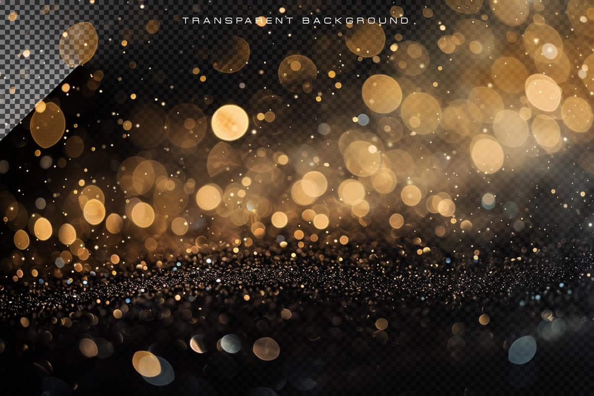 Oltin bokeh chiroqlari | Golden bokeh lights