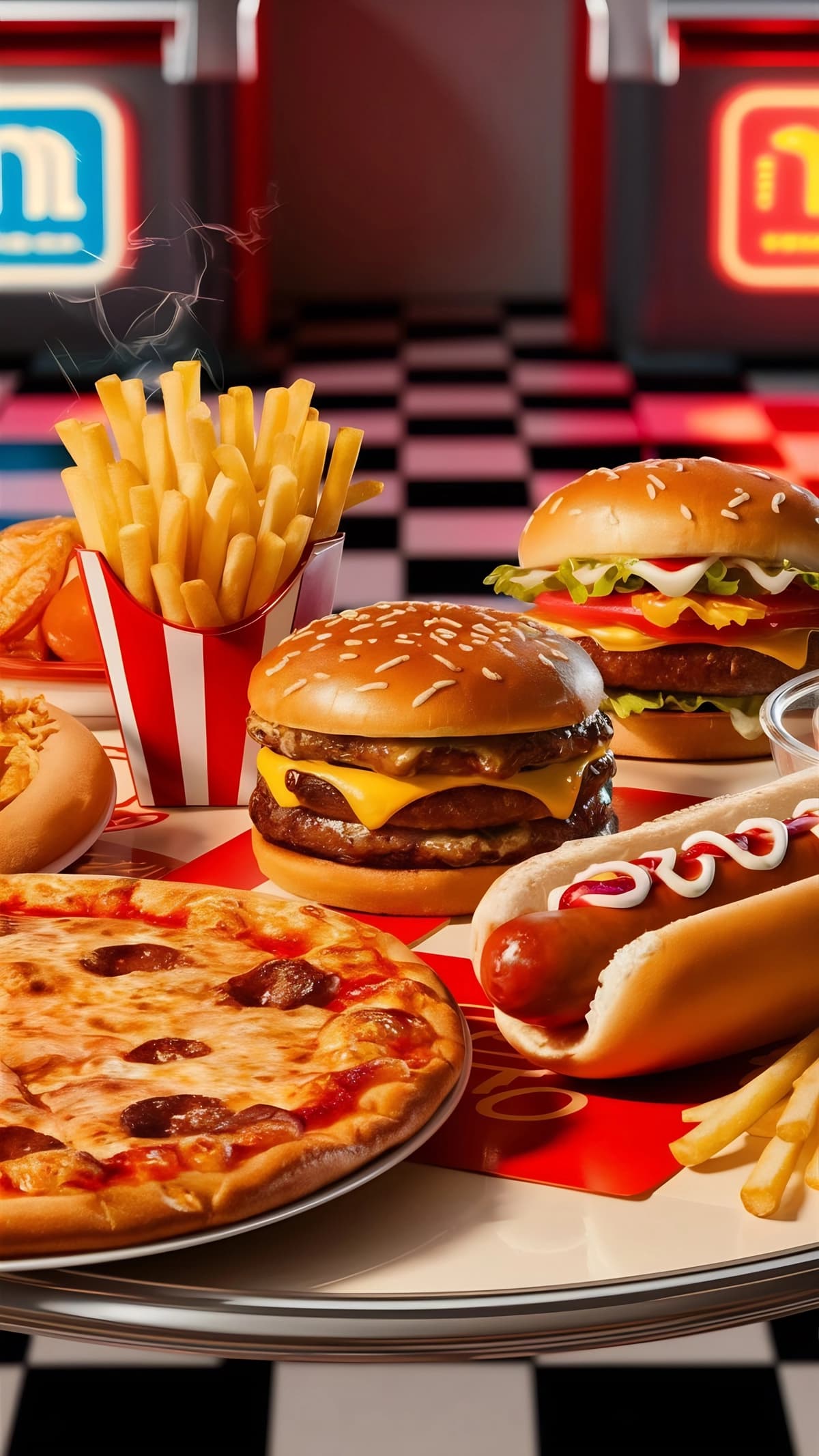 Tez ovqatlanish stoli | Fast food table