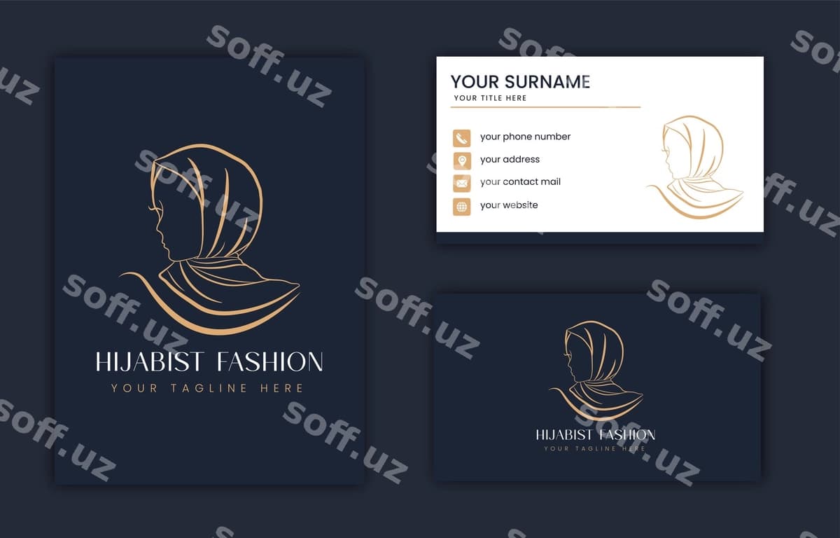Ayollar uchun logo shabloni | Feminine logo templet